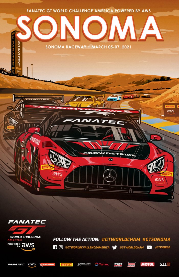 SRO America Returns to Racing in 2021 at Sonoma Raceway