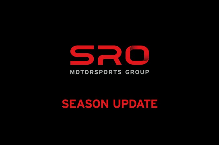 Statement from SRO Motorsports Group 