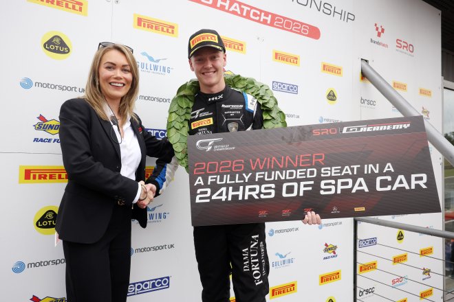 British GT&rsquo;s SRO GT Academy winner Waberski first to seal 24 Hours of Spa seat