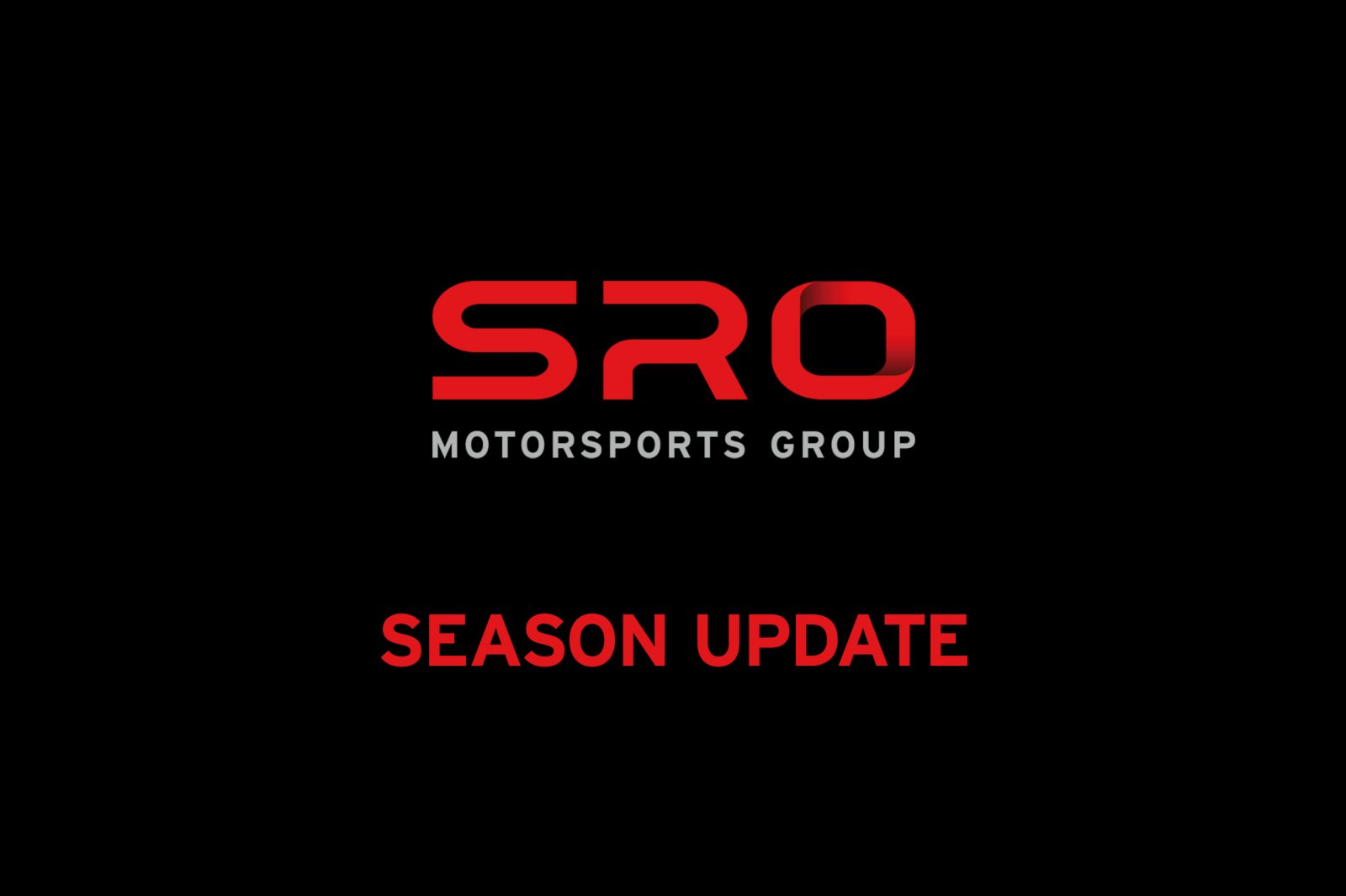 Statement from SRO Motorsports Group 